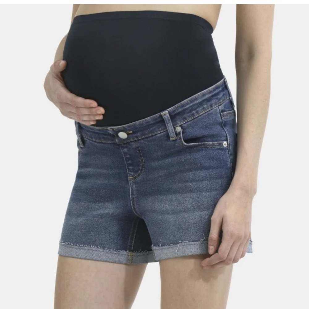 Maternity Roll Cuff Shorts